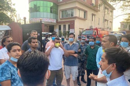 नेविसंघले गर्यो तिलोत्तमा नगरपालीकाको शिक्षा शाखा शिल