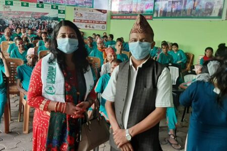 सामाजिक अभियान्ता पंगेनी दम्पतीले आश्रममा मनाए दशैं (फोटो फिचर )