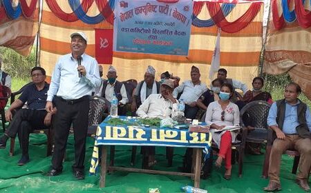 कञ्चन ५ मा नेपाल कम्युनिष्ट पार्टी (नेकपा) बिस्तारित बैठक तथा प्रशिक्षण कार्यक्रम सम्पन्न
