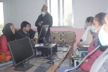 तिनाउ गाउँपालिकामा अनलाईन प्रणाली मार्फत राजस्व सँकलन तथा योजना व्यवस्थापन तालिम