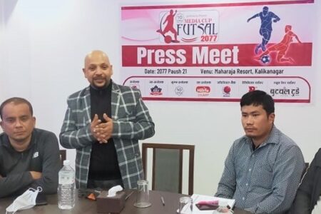 प्रथम टेन स्टिल मिडिया कप फुटसल प्रतियोगिताको तयारी पुरा