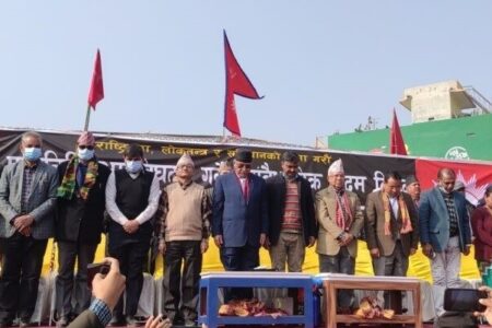 प्रचण्ड र नेपाल समूहको विरोध प्रदर्शनमा बुटवलमा उर्लियो यति धेरै जनसागर