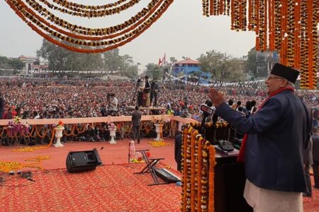 उद्धेश्य नबोकेका तत्वहरु पार्टी छाडेर गए, अहिले आत्तिएर सडकमा हिँडेका छन : प्रधानमन्त्री ओली