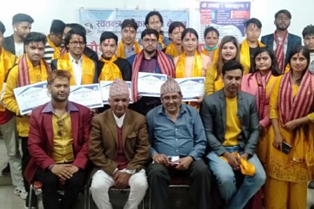 चक्रपाणी डुम्रेको नेतृत्वमा स्वतन्त्र पत्रकार संघ नेपाल रुपन्देही नयाँ समिति चयन