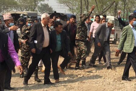रुपन्देहीको मोतीपुर औद्योगिक क्षेत्र प्रभावित स्थानीयले आज अर्थमन्त्री विष्णु पौडेलविरुद्ध नाराबाजी