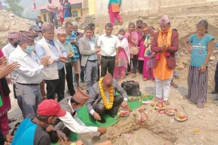 मायादेवी आधारभूत विद्यालयकाे नयाँ भवन उद्घाटन