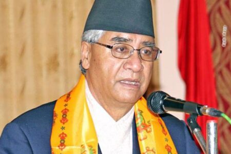 कोरोना संक्रमित बिरामीको उपचारलाई प्रभावकारी बनाउन नेपाली काँग्रेसका सभापति देउवाको सरकारसंग आग्रह