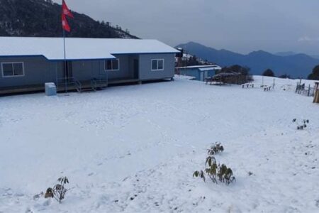 यसवर्ष पुसमै उच्च पहाडी क्षेत्रमा हिमपात