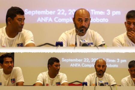 किरण चेम्जोङको कप्तानीमा बंगलादेशविरुद्धको मैत्रीपूर्ण खेलका लागि राष्ट्रिय फुटबल टोली घोषणा