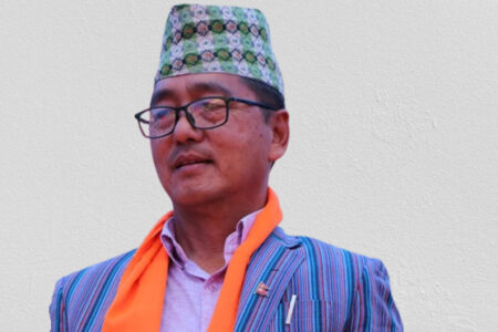 झापा निर्वाचन क्षेत्र नं. ३ मा राप्रपाका अध्यक्ष राजेन्द्र लिङ्देन विजयी
