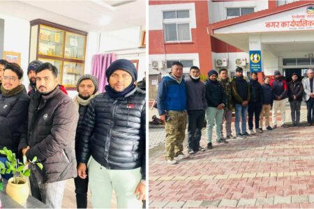 युवामैत्री स्थानीय शासनका लागि तिलाेत्तमा नगरपालिकामा युवाहरूले बुझाए ज्ञापनपत्र