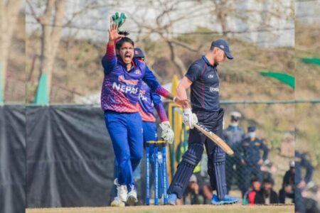 आईसीसी क्रिकेट विश्वकप लिग टू : कुशल भुर्तेलको शतकमा नामिबियाविरुद्ध नेपालको शानदार जित